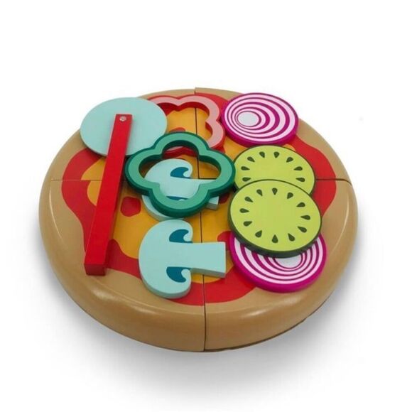 Target Bullseye Wooden Round Pizza Play Set - Picture 5 of 5